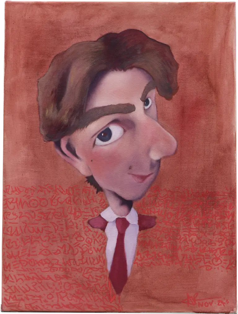 HOTAIRBALOON, water oil paint on canvas, November 2024