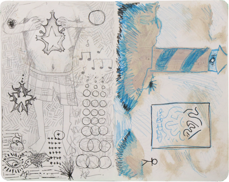 Light House Sketchbook Page Image